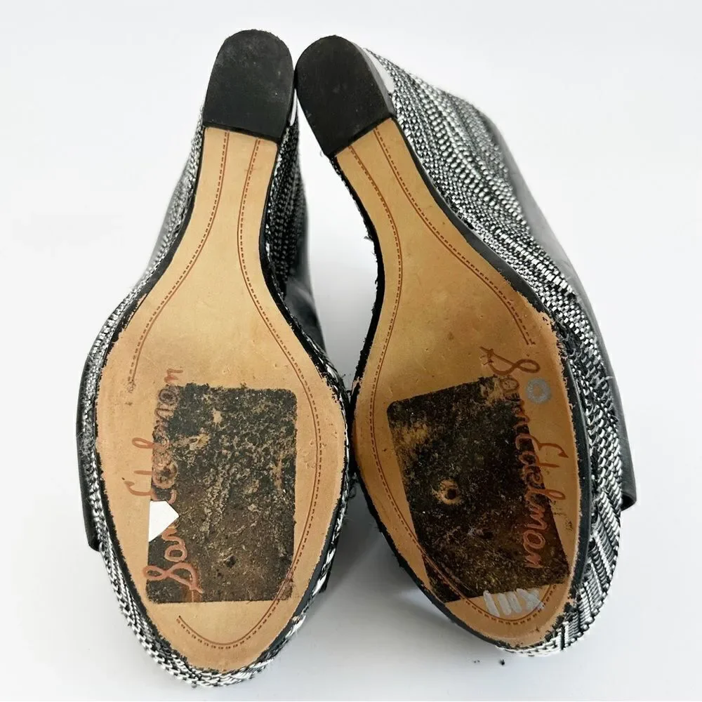 Sam Edelman Kylie Wedge Mule Black Size 7